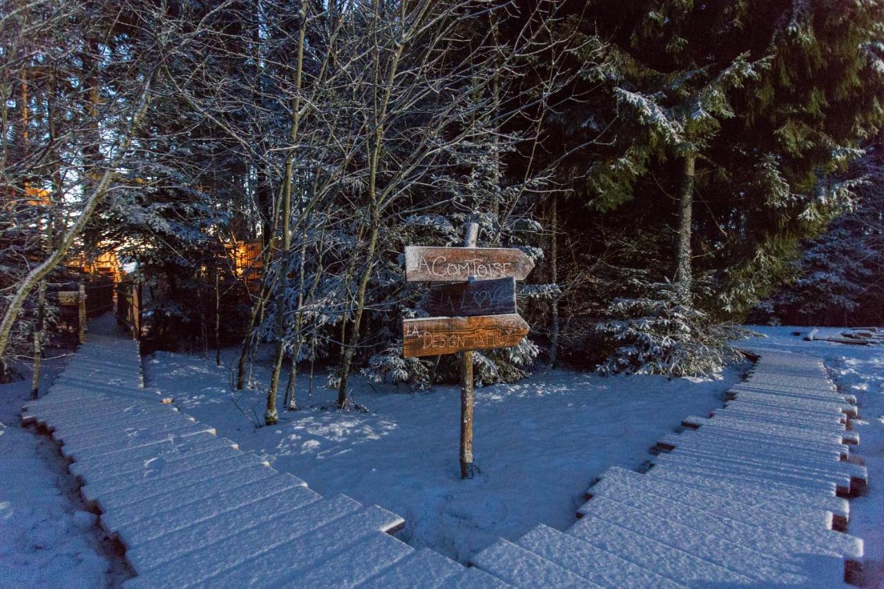 Domaine De L'Authentique Cabanes Dans Les Arbres Fournet-Blancheroche Exterior foto